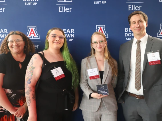 Photo of Staff receiving award
