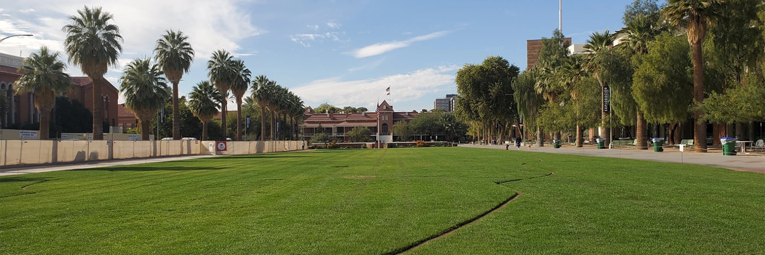 University of Arizona Mall with Old Main in the background
