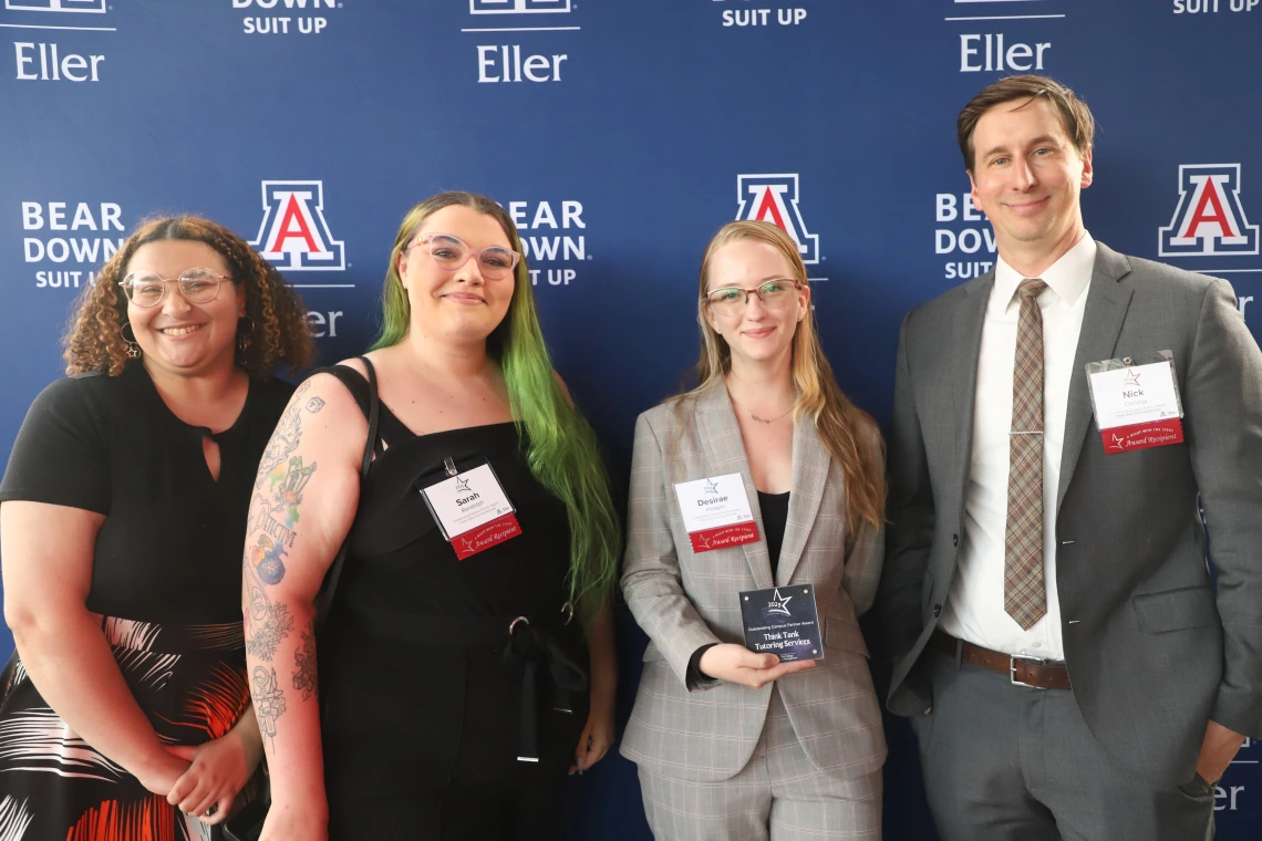 Photo of Staff receiving award